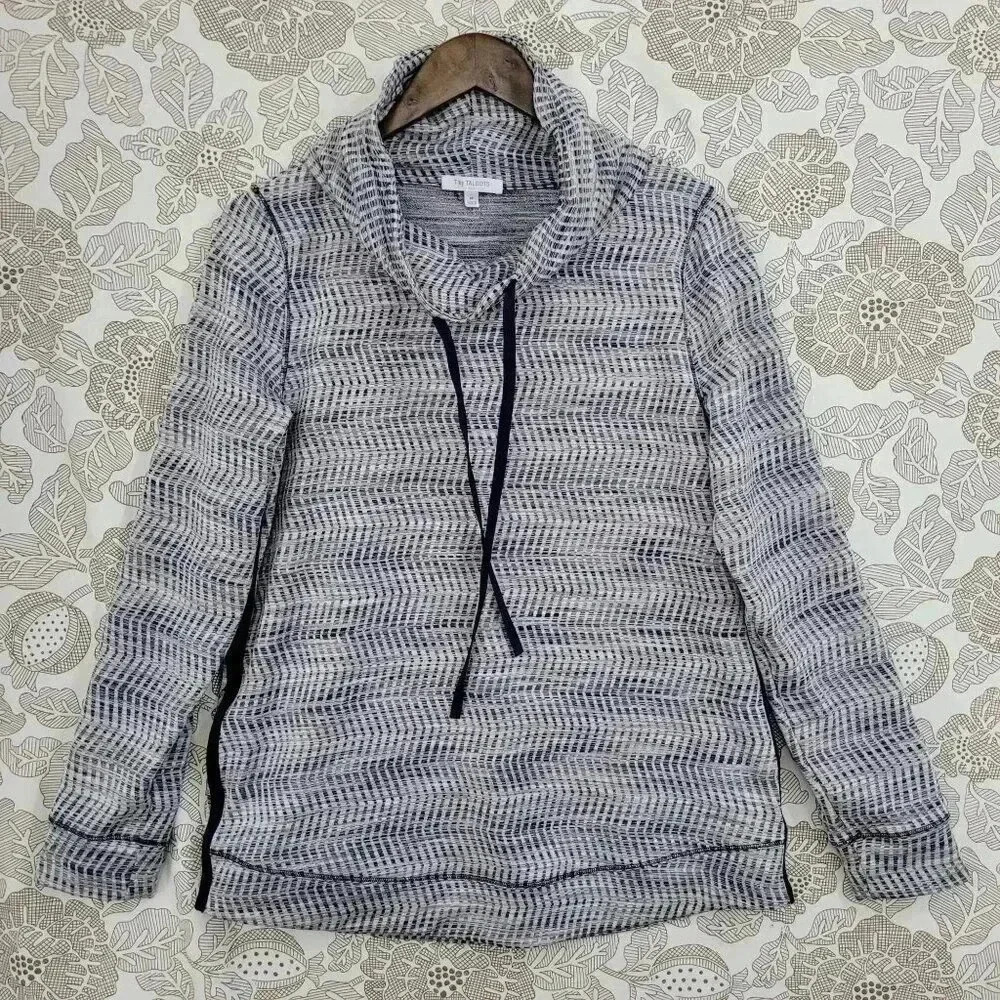 T By Talbots Womens Medium Textured Knit Pullover Sweater